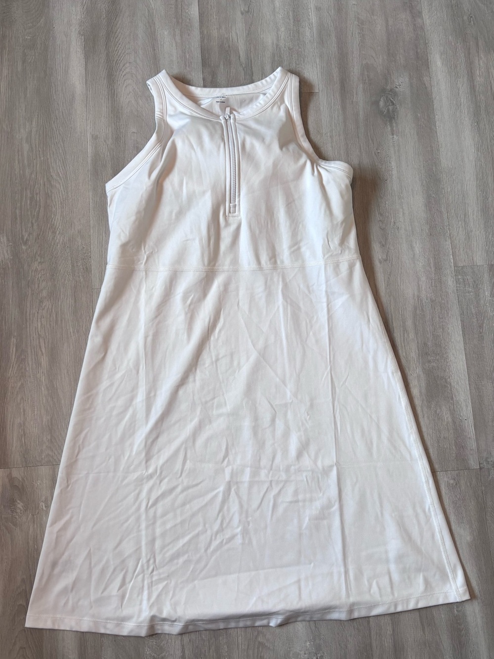Lou & Gray Zip Softsculpt Mini Tennis Dress